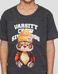 Little M Varsity Crew Kaos Oversize Anak Laki-laki
