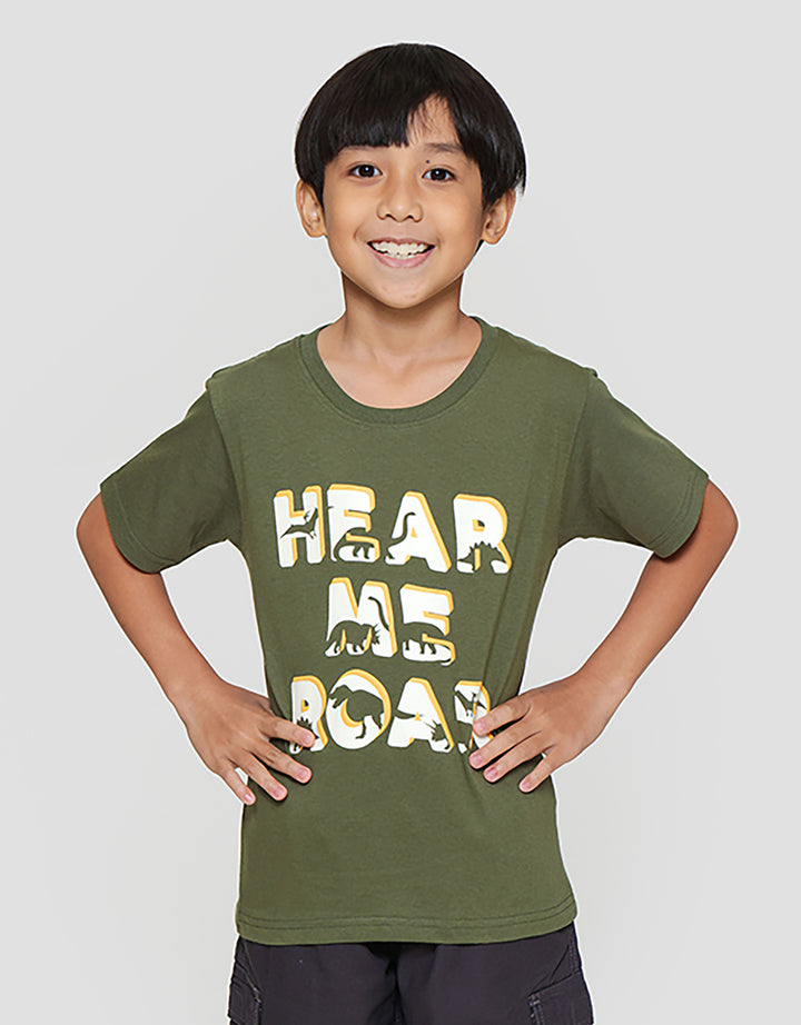 Little M Dino Adventure Kaos Anak Laki-laki