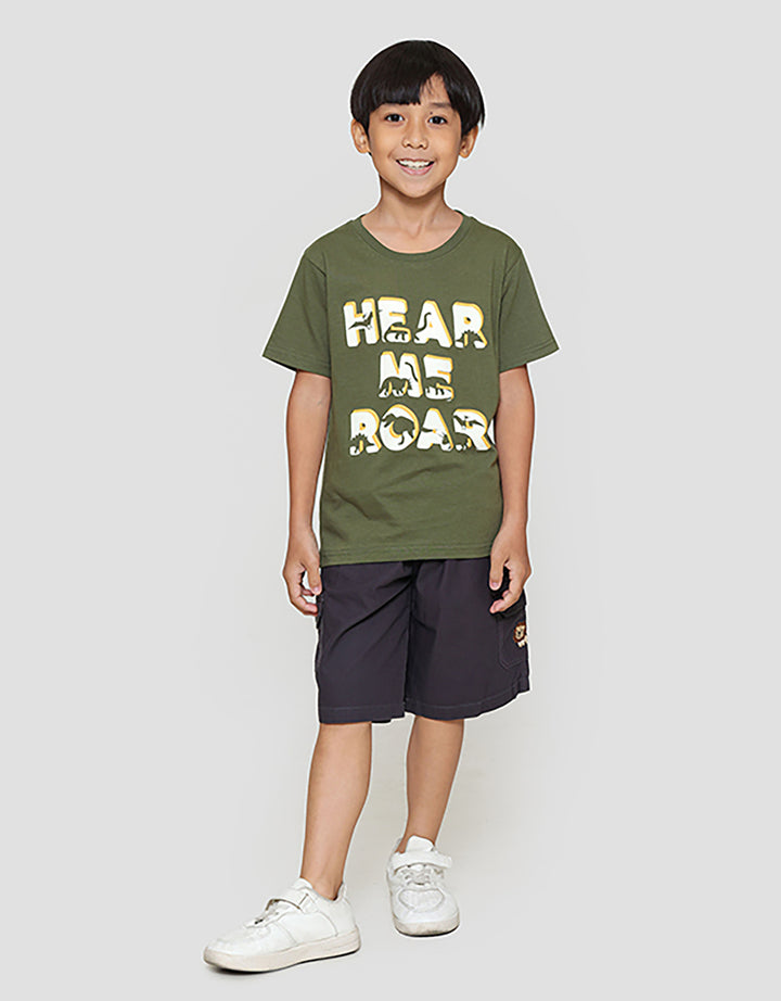 Little M Dino Adventure Kaos Anak Laki-laki
