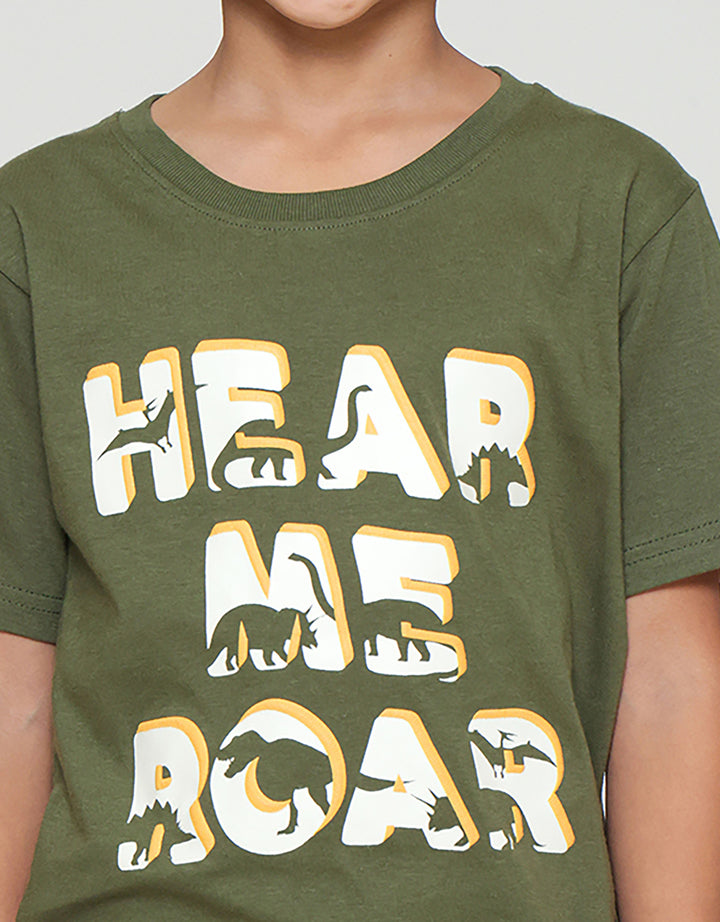 Little M Dino Adventure Kaos Anak Laki-laki