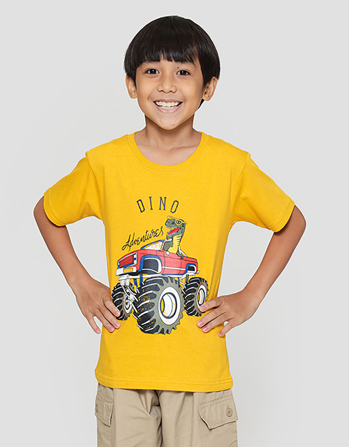 Little M Dino Adventure Kaos Anak Laki-laki