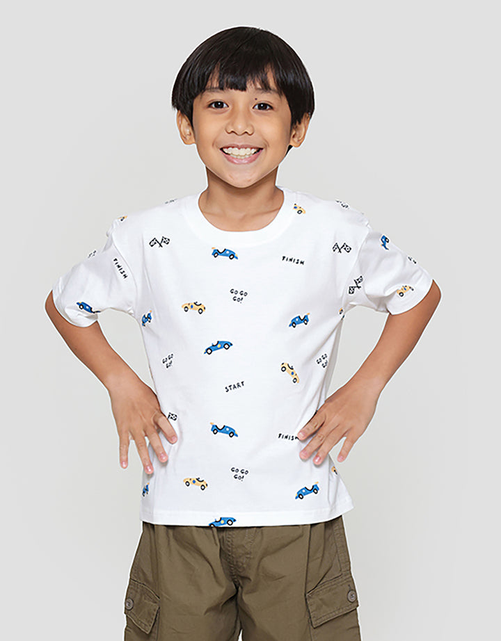 Little M Fp Gogo Car Kaos Oversize Anak Laki-laki