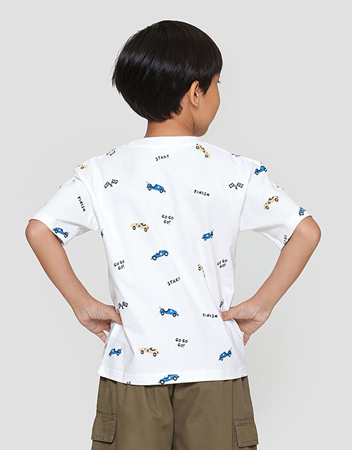 Little M Fp Gogo Car Kaos Oversize Anak Laki-laki