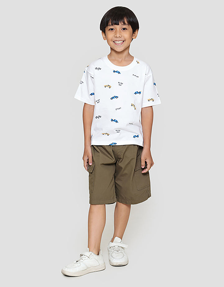 Little M Fp Gogo Car Kaos Oversize Anak Laki-laki