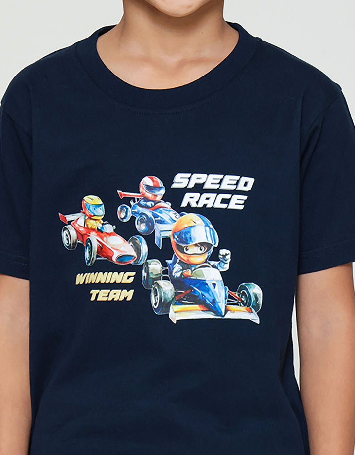 Little M Speed Race Kaos Anak Laki-laki
