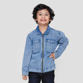 Little M Res Kantong Jaket Denim Anak Laki-laki