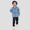Little M Res Kantong Jaket Denim Anak Laki-laki
