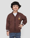 Little M Cardigan Apl Bear Jaket Anak Laki-laki