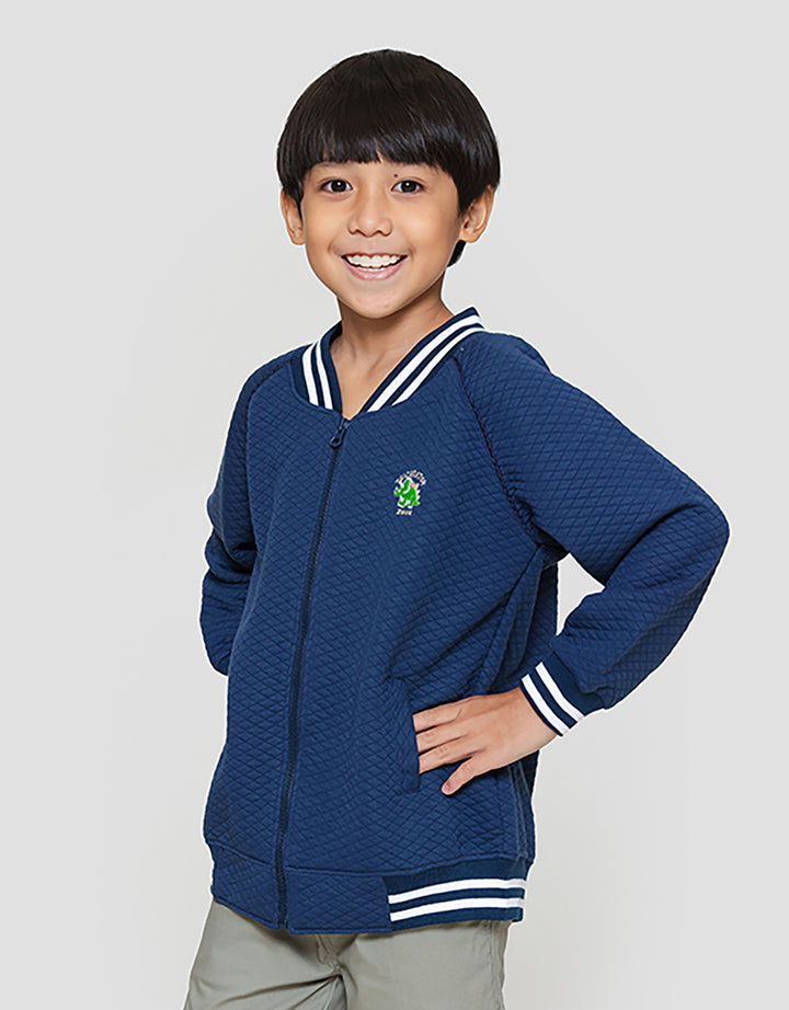 Little M Wafel Tex Jaket Anak Laki-laki
