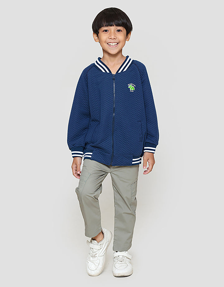 Little M Wafel Tex Jaket Anak Laki-laki