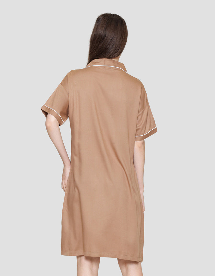 Disney Solid Minnie Midi Dress Wanita