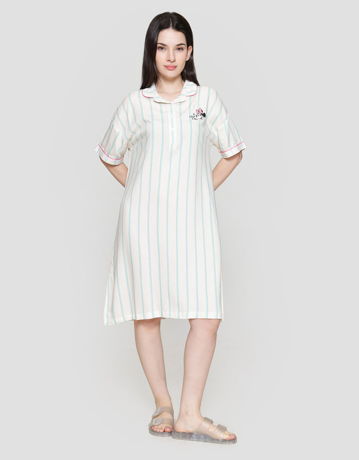 Disney Mickey N Friends Chill Vibes Midi Dress Wanita