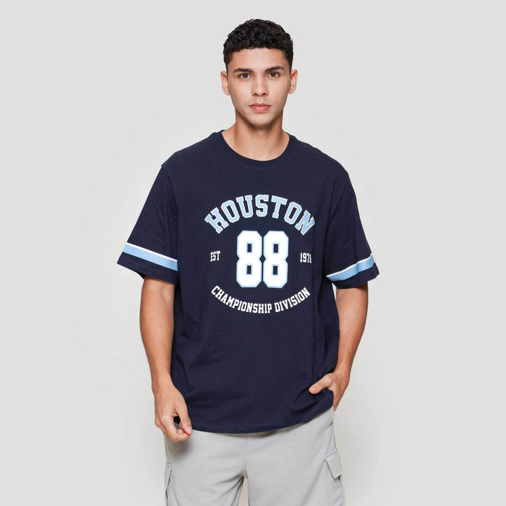 Aos Theme The Jocks Varsity Club Houston Kaos Pria