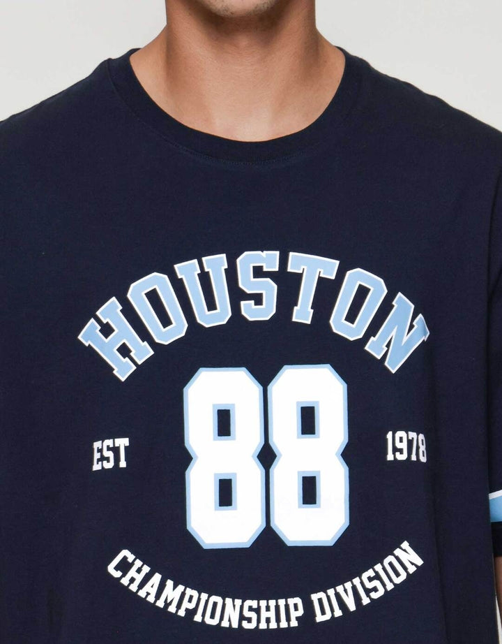 Aos Theme The Jocks Varsity Club Houston Kaos Pria