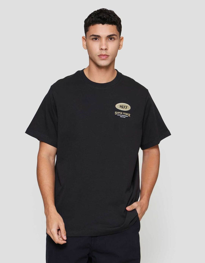 Aos Theme Rockstar Car Super Power Kaos Pria