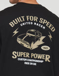 Aos Theme Rockstar Car Super Power Kaos Pria