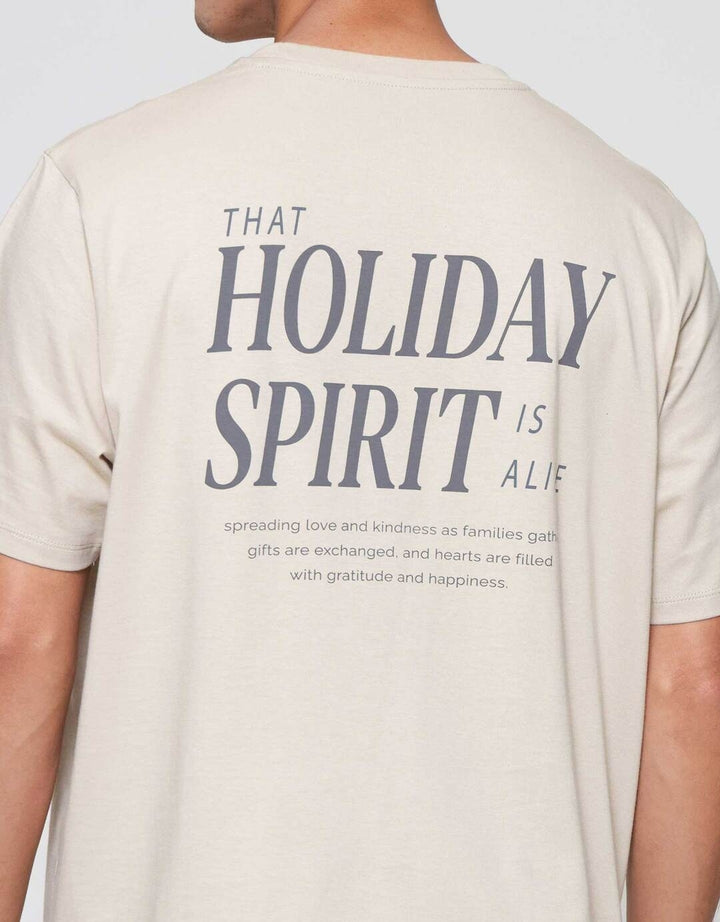 Aos Theme Popular Word Holiday Kaos Pria