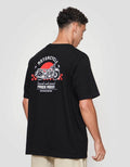 Aos Theme Rockstar Motorcycle Kaos Pria