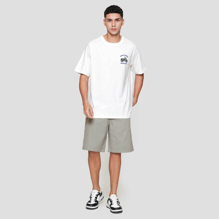 Aos Theme Rockstar Motorcycle Wild Ridge Kaos Pria