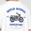 Aos Theme Rockstar Motorcycle Wild Ridge Kaos Pria