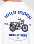 Aos Theme Rockstar Motorcycle Wild Ridge Kaos Pria