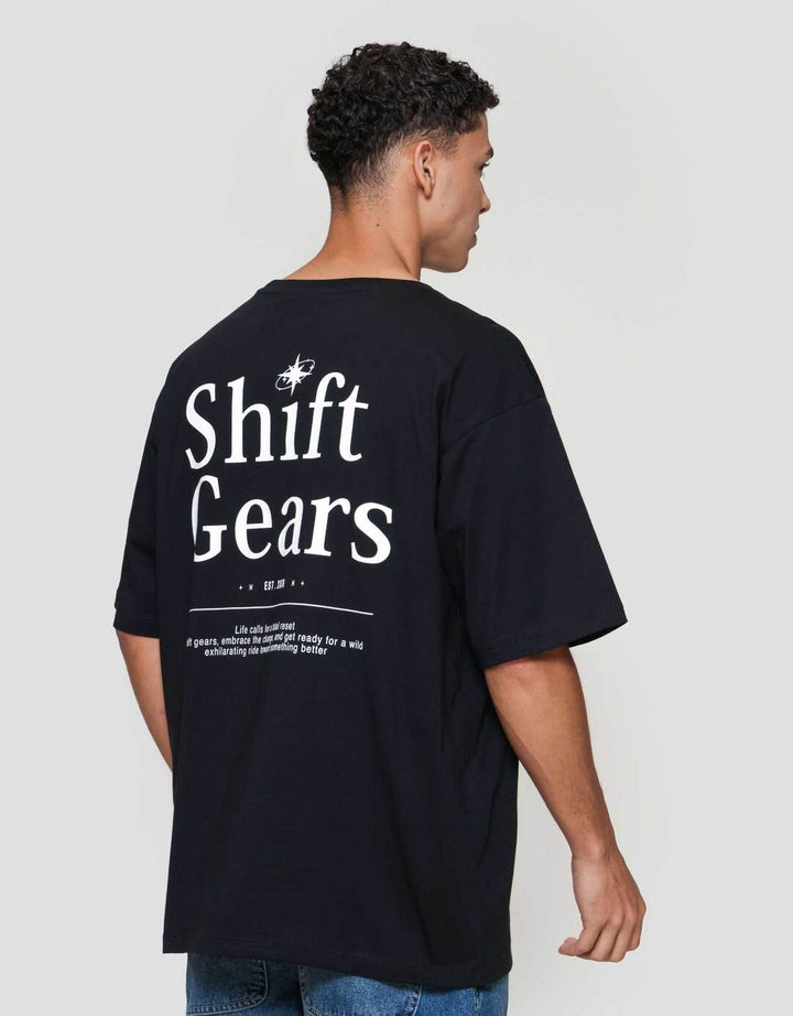 Aos Oversize Theme Popular Word Kaos Pria