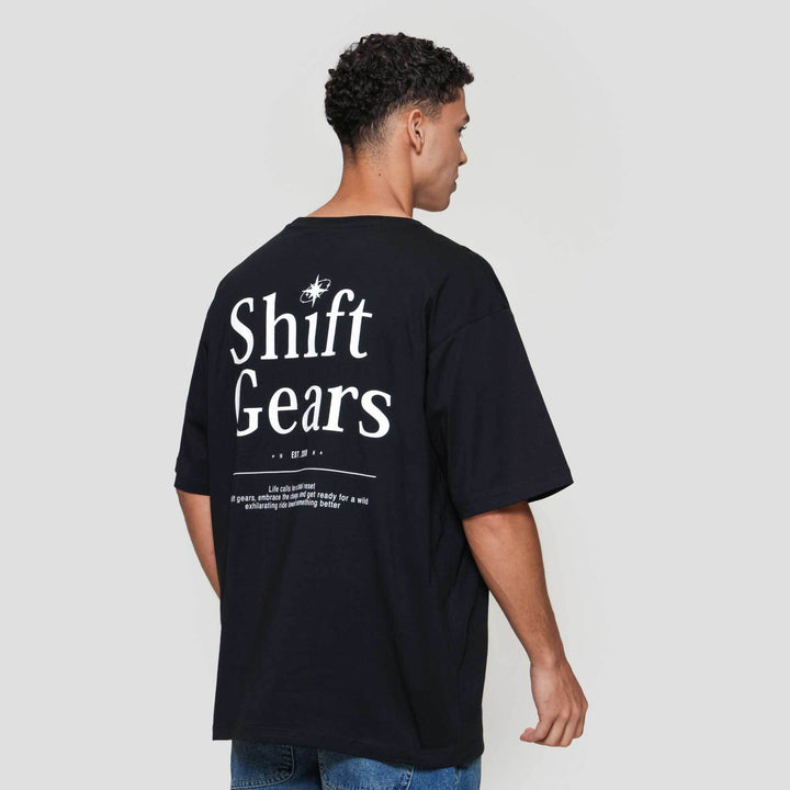 Aos Oversize Theme Popular Word Kaos Pria