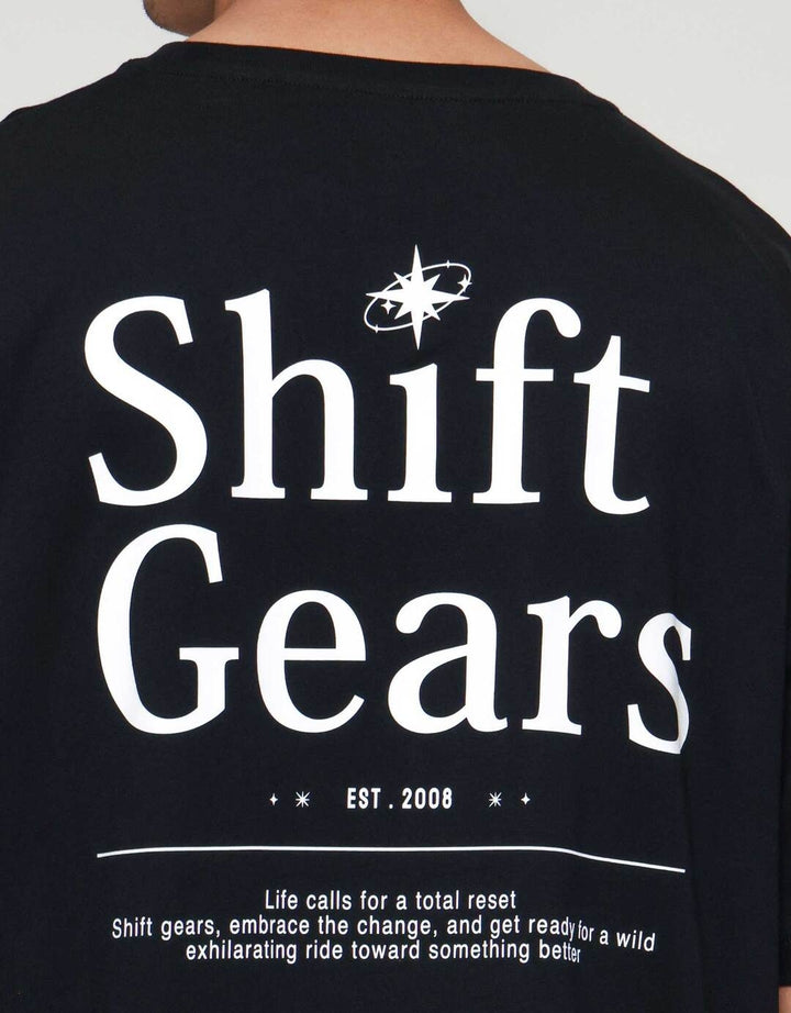 Aos Oversize Theme Popular Word Kaos Pria