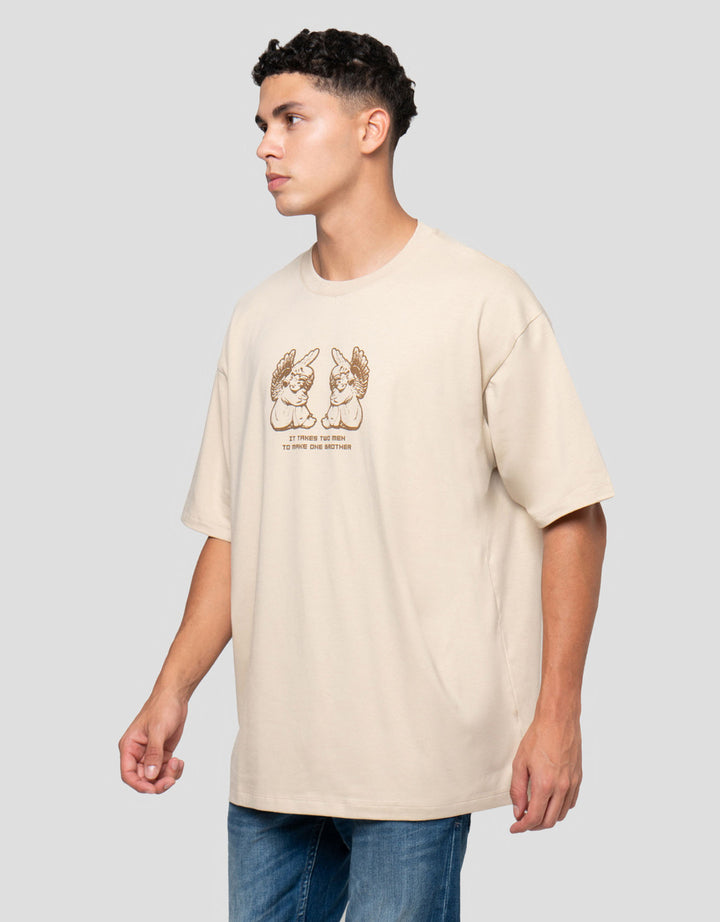 Aos Theme Popular Classic Art Kaos Oversize  Pria