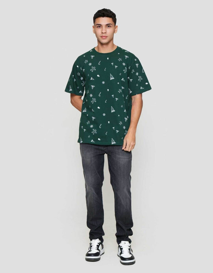 Aos Theme Tbnd X-Mas Collection 2026 Print Aksesoris Natal Kaos Pria