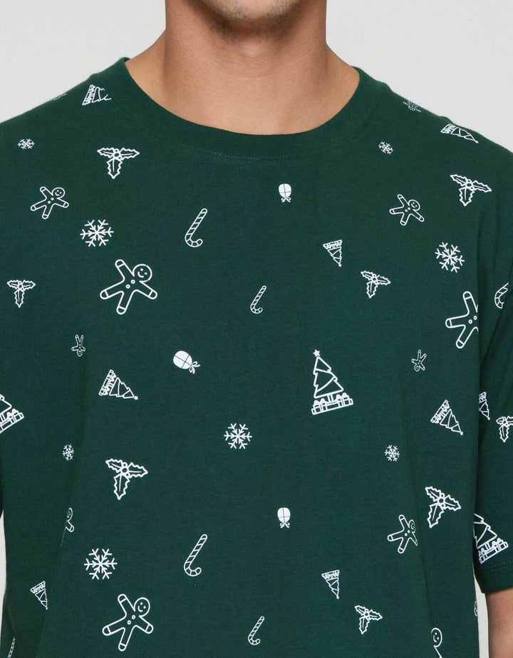 Aos Theme Tbnd X-Mas Collection 2026 Print Aksesoris Natal Kaos Pria