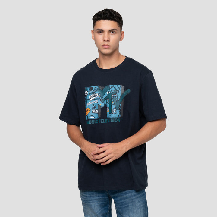 Aos Theme Rockstar Mtv Punk Kaos Pria