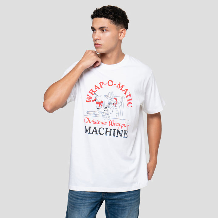 Aos Theme Tbnd Wb Christmas Collection Machine Kaos Pria