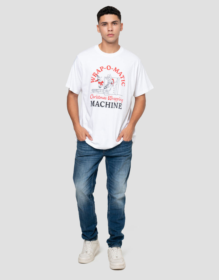 Aos Theme Tbnd Wb Christmas Collection Machine Kaos Pria