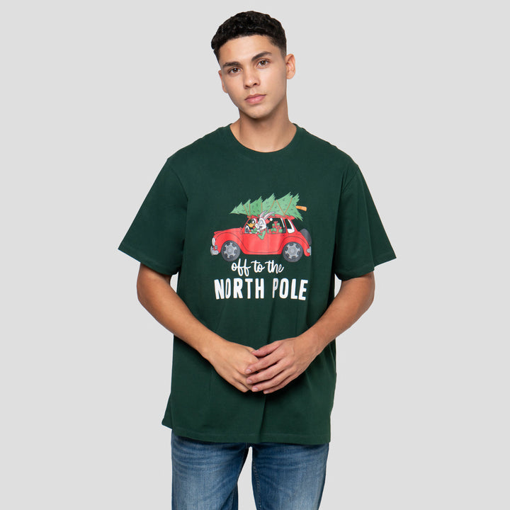 Aos Theme Tbnd Wb Christmas Collection North Pole Kaos Pria