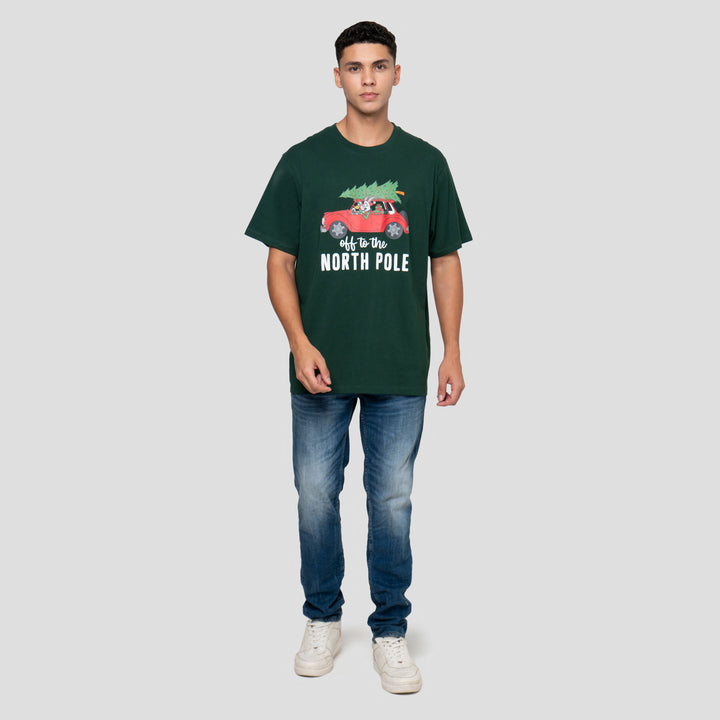 Aos Theme Tbnd Wb Christmas Collection North Pole Kaos Pria