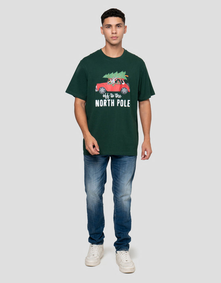 Aos Theme Tbnd Wb Christmas Collection North Pole Kaos Pria