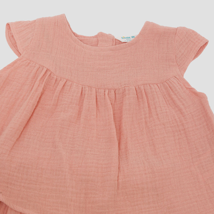 Little M Woven Cringcle Pakaian Setelan Bayi