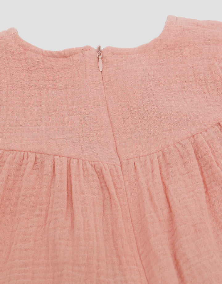 Little M Woven Cringcle Pakaian Setelan Bayi