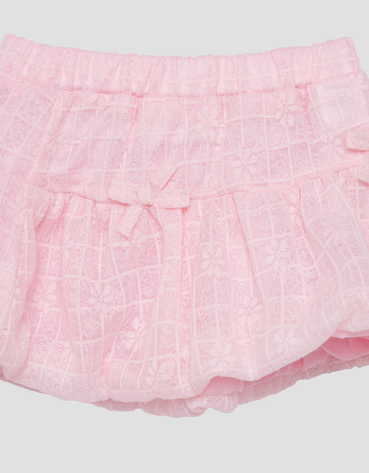 Little M Party With Lace Pakaian Setelan Bayi