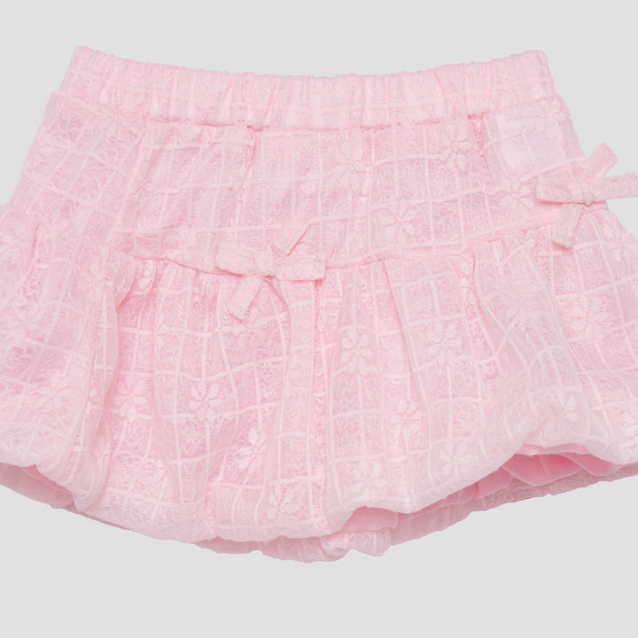 Little M Party With Lace Pakaian Setelan Bayi