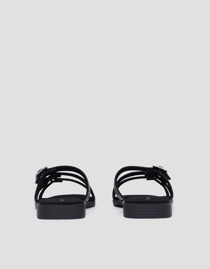 Connexion Three Buckle Sandal Slipper Wanita