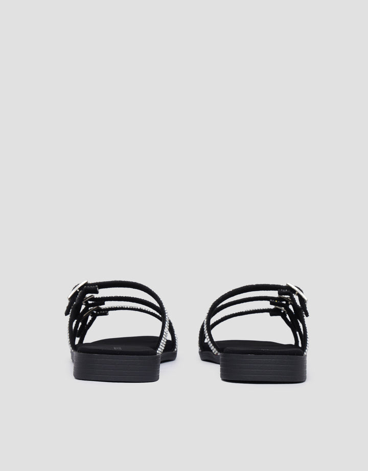 Connexion Three Buckle Sandal Slipper Wanita