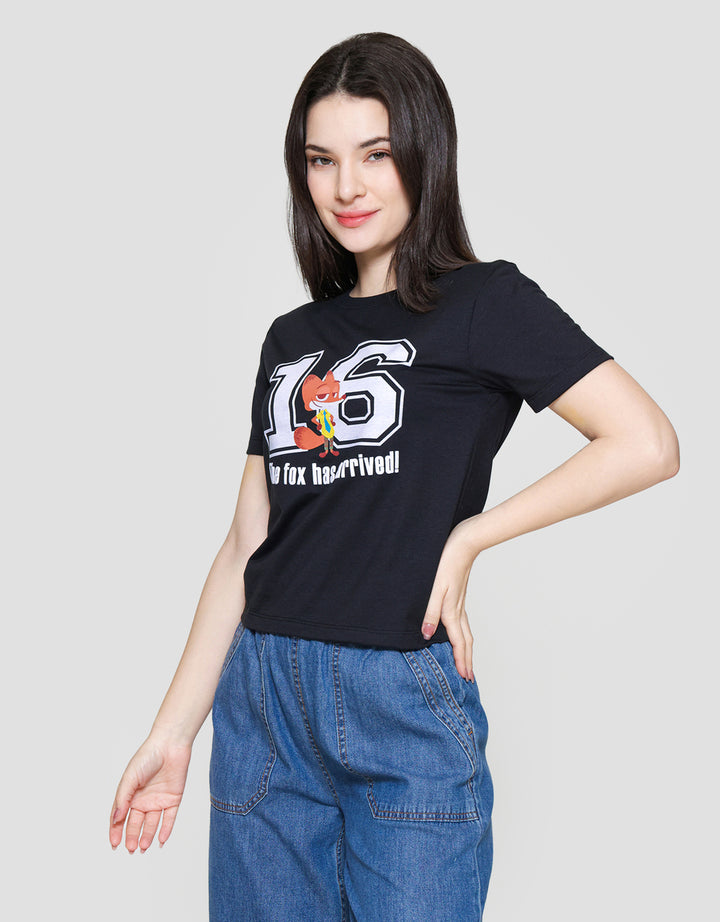 Disney Spandex Print Zootopia Kaos Wanita