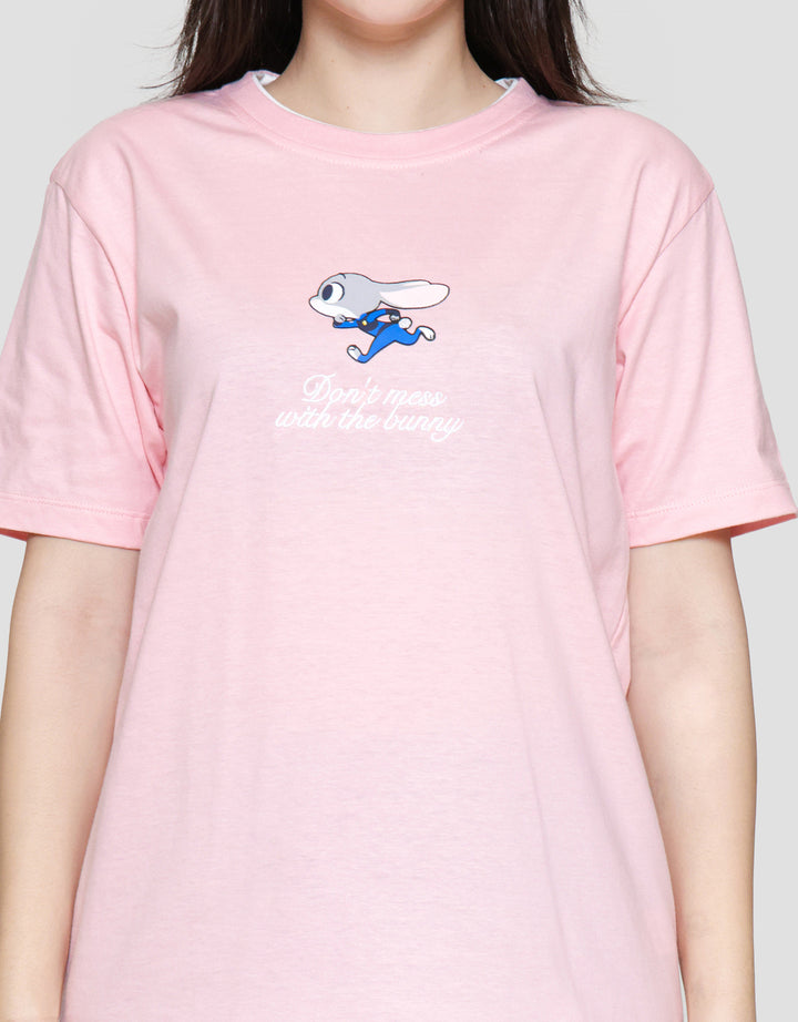 Disney Reguler Print Zootopia Kaos Wanita