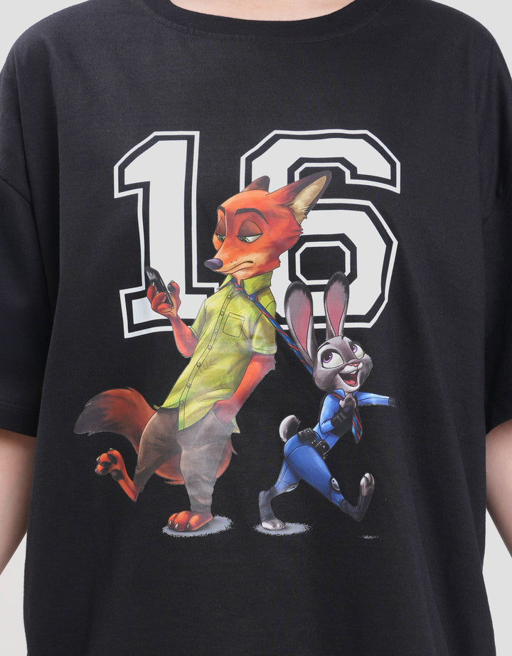 Disney Zootopia Kaos Oversize Wanita
