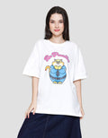 Disney Print Kaos Oversize Wanita