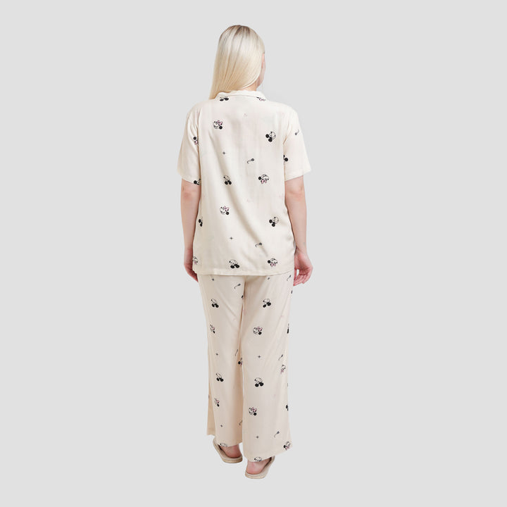 Disney Mickey And Friends Pizza Order Setelan Piyama Wanita