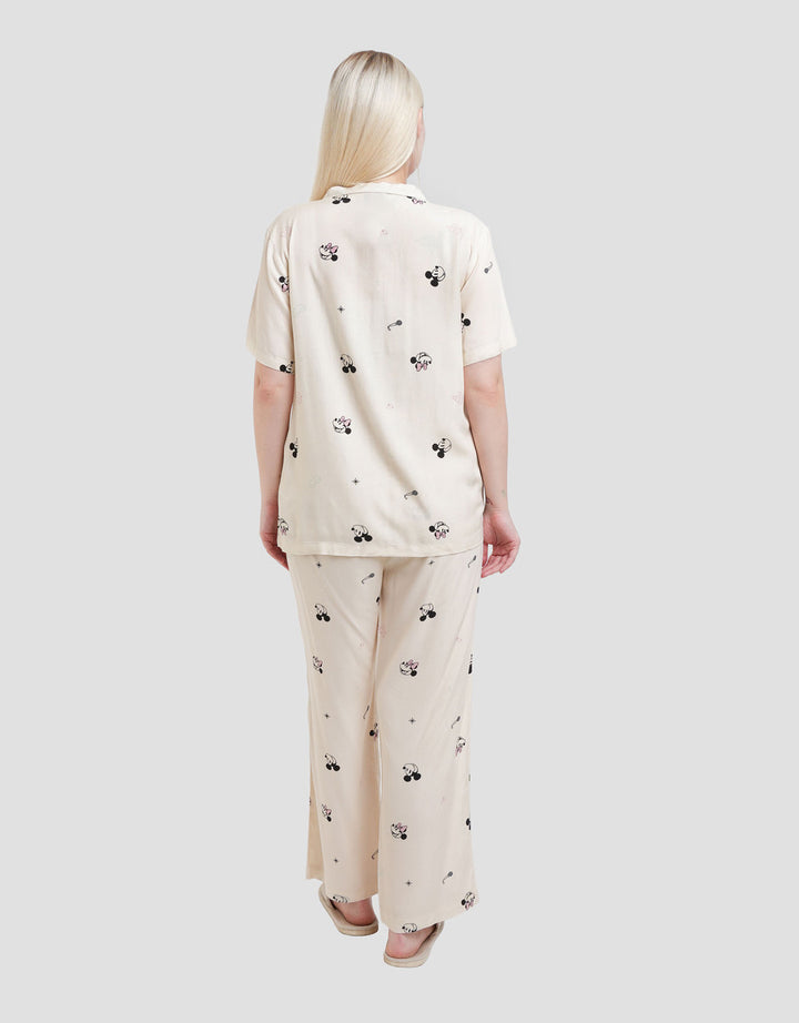 Disney Mickey And Friends Pizza Order Setelan Piyama Wanita