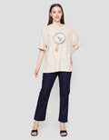 Nevada Oversize Wb Print Spongebob Kaos Wanita